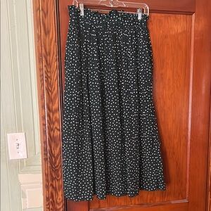 Polka Dot Midi Skirt
